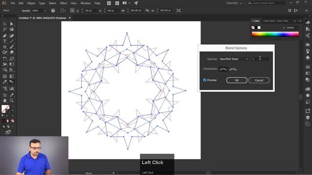 Adobe Illustrator - Blend Tool - Class 21 - Urdu / Hindi смотреть онлайн