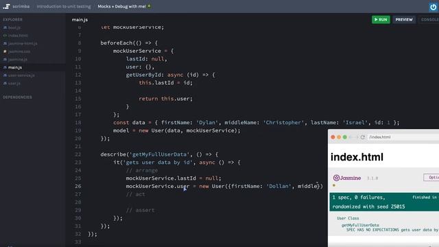 Mocks in unit testing + live debug ? | Unit testing tutorial смотреть онлайн