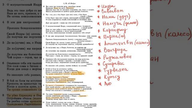 Ригведа, Мандала 1, Песнь 053, К Индре смотреть онлайн