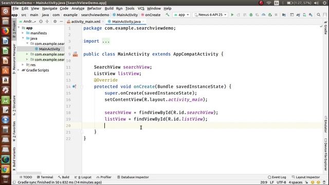 SearchView in Android Studio latest version 4.1(2020) - Filter Listview items смотреть онлайн