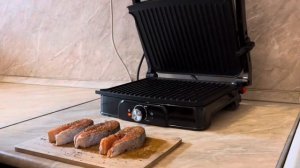 ГОТОВИМ СТЕЙКИ ИЗ КРАСНОЙ РЫБЫ НА ЭЛЕКТРОГРИЛЕ Kitfort-1655