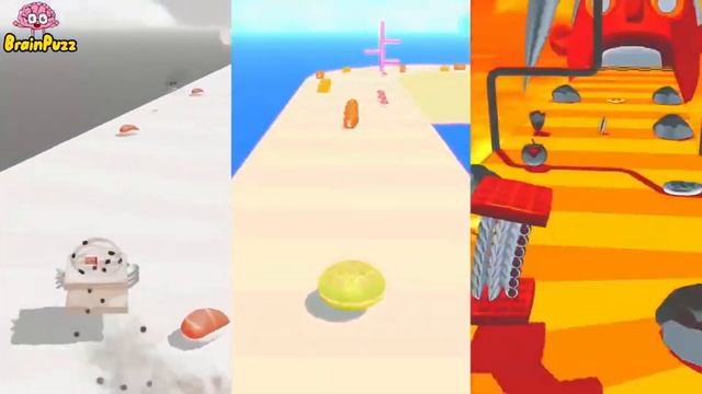 ? Sandwich Runner Wrong Colour Challenge ??? Sandwich Runner Max Levels Mobile Gameplay Android,iOS смотреть онлайн