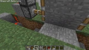 Двери из поршней (врата из поршней) ТУТОРИАЛ в MINECRAFT - Выпуск 5