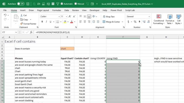 Excel IF Contains - Episode 2514 смотреть онлайн