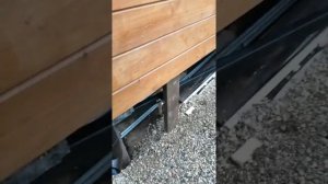 Часть 2 (вторая ) Каркасный дом на сваях железных качается хрустит при ветре