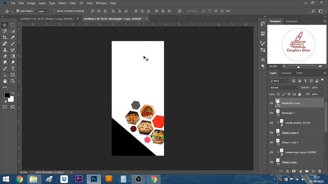 How to Create Bi Fold Brochure Design in Photoshop CC 2018 / Graphics Diary смотреть онлайн