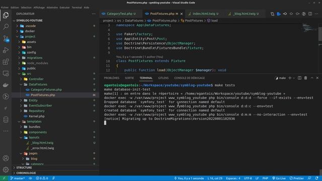 ? Un blog de A à Z en #Symfony 6 - Tester le système de catégorie - 037 смотреть онлайн
