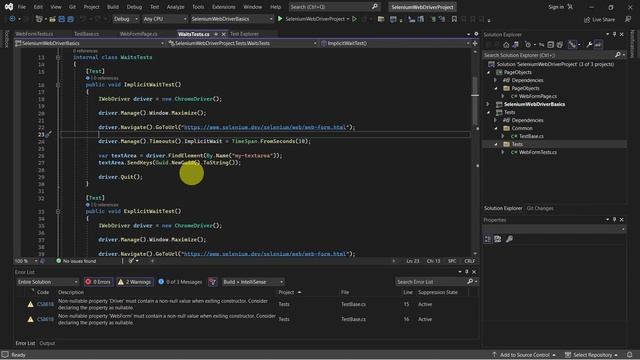 Selenium Page Object Model framework | Create Selenium framework using C# смотреть онлайн