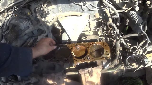 ниссан прерия тасол в поддоне замена прокладки проверка термостата смотреть онлайн
