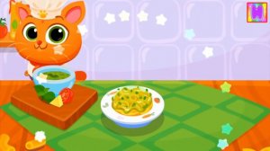 Ресторан Бубу Готовка от повара Bubbu КОТЕНОК БУББУ #3 игровой мультик видео для детей #ИГРУЛЯ