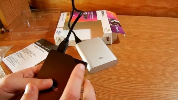 #152 Распаковка и тест, Переносного HDD на 1TB, Silicon Power Stream S03