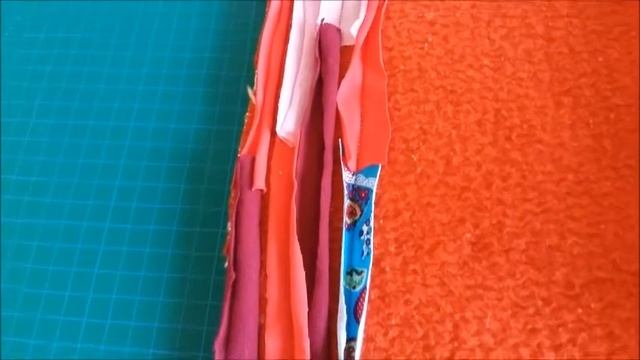 Коврик для котика из остатков трикотажа. смотреть онлайн