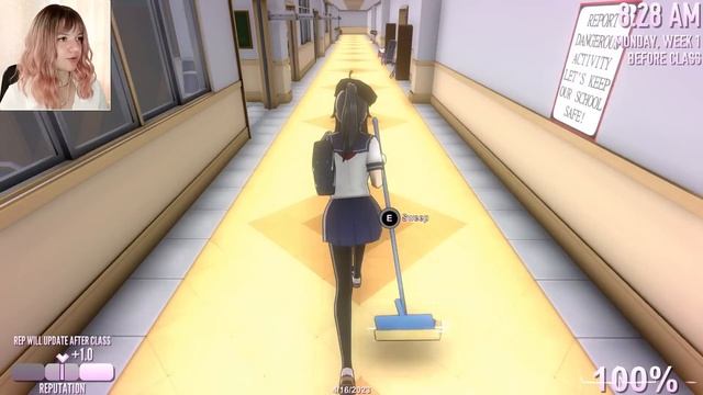 Устранила всех парней академии в Яндере симулятор / Yandere Simulator