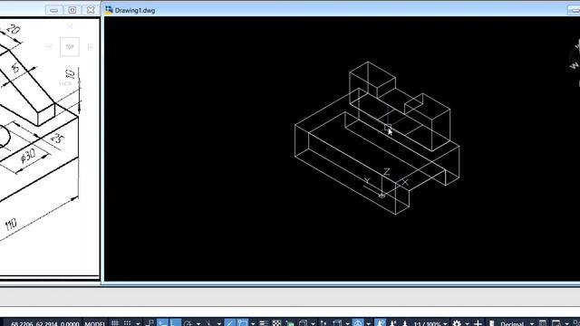 how to create Solid work 3d model #2 in AutoCAD 2021 смотреть онлайн