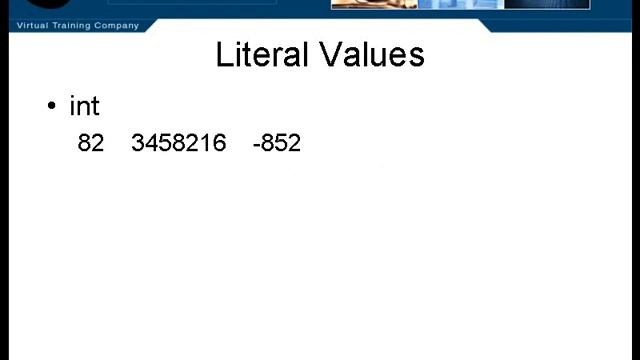 java tutorial Lesson6 Literal Values смотреть онлайн