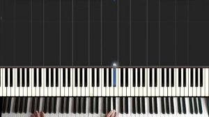 "Не думай о секундах свысока" - видеоразбор на пианино