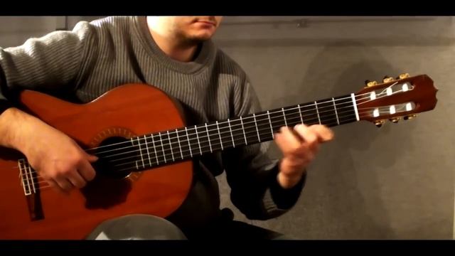 Beethoven's Ode to Joy played on classical guitar смотреть онлайн
