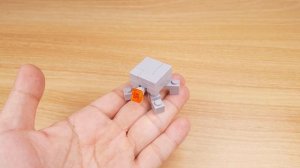 How to build LEGO brick micro easy to build turtle - cube transformer mech - Cutle 2