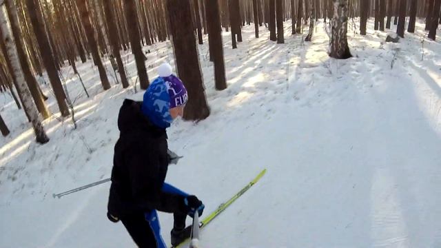 Пробежка в Нижне Исетске#лыжи#177 смотреть онлайн
