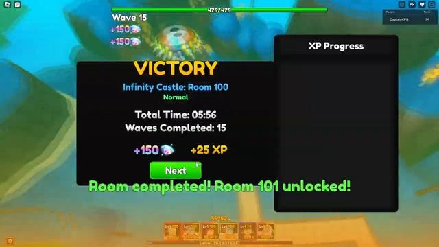 Getting the Sound Seal Star in Anime Adventures! (Infinity Castle ROOM 100) #animeadventures смотреть онлайн