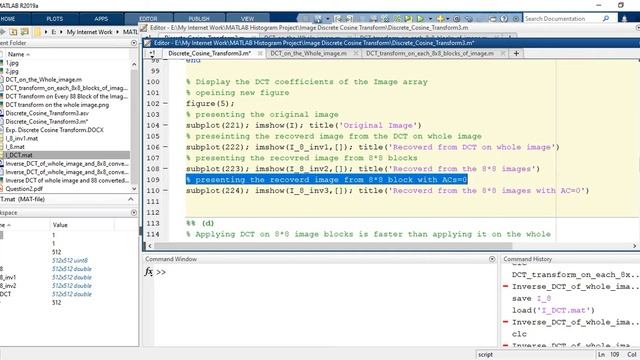 Discrete Cosine Transform DCT and its Inverse IDCT without using MATLAB Builtin Functions смотреть онлайн