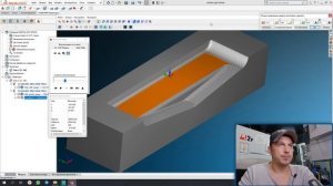 3D Фрезеровка  // Полная обработка матрицы // SolidCAM 2019