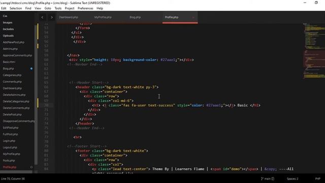 Part 63| Public Profile Page| PHP Tutorial Project Bangla| BOOTSTRAP Tutorial Project Bangla| Blog смотреть онлайн