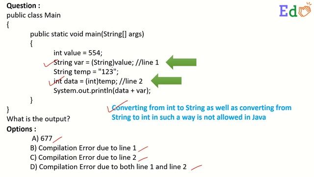 What is the output of the Java code(Syntax Error)? смотреть онлайн