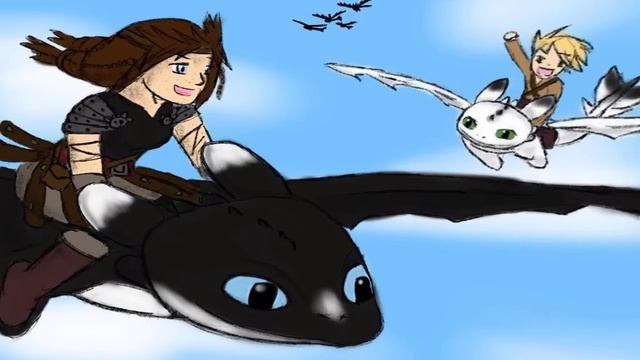 ?НОЧНАЯ ФУРИЯ VS ДНЕВНАЯ ФУРИЯ? Поссорились!? НОВАЯ СЕМЬЯ БЕЗЗУБИКА? смотреть онлайн