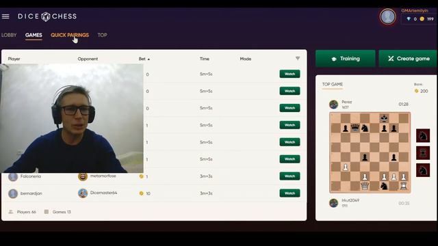 ИГРАЕМ В DICE CHESS | МГ АРТЕМ ИЛЬИН смотреть онлайн