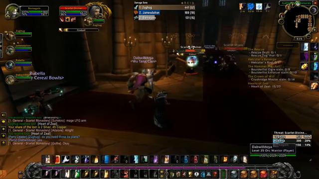 Scarlet Monastery Library( Classic Wow)