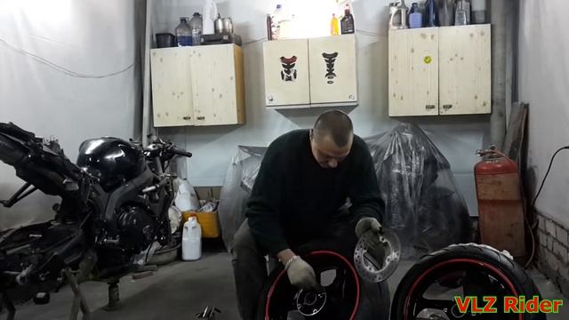 Сборка и установка колёс Honda cbr 1000 rr смотреть онлайн