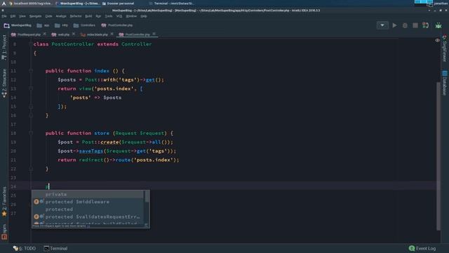 Tutoriel Laravel : belongsToMany : Système de tags смотреть онлайн