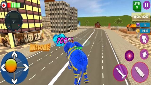 Spider Tank Robot Car Game – Elephant Robot Transformation Game – Mega Robot Battle ANDROID GAMEPLA смотреть онлайн