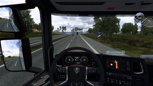 [Heavy Load] Dozer Crawl to Szczecin Poland Scania | Euro Truck Simulator 2 | Steam | Logitech G29 смотреть онлайн