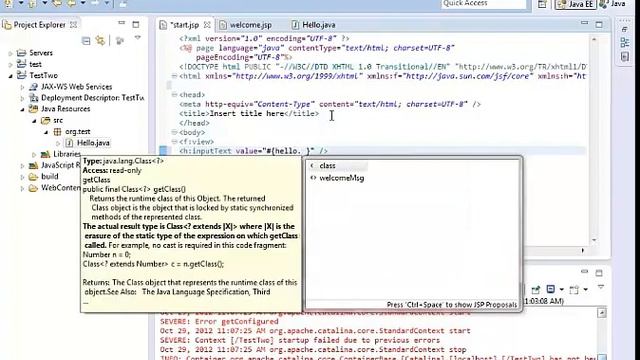 Programmation Java Web / JSF 2 смотреть онлайн