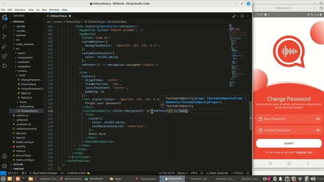 Master React Native With Social Media UI | Navigation Setup смотреть онлайн
