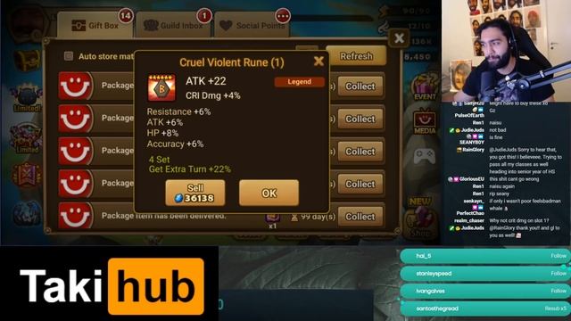 INSANE RUNES from 6-Year Special Packs! ft. Sugar Daddy aka Shadowkaan - Takish Twitch Stream смотреть онлайн