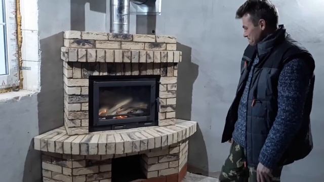 Первый розжиг камина и отзыв Эдуарда о нашей работе смотреть онлайн