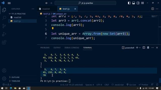 Merge Two Array || Remove Duplicate Items In Array || Find Even Numbers смотреть онлайн