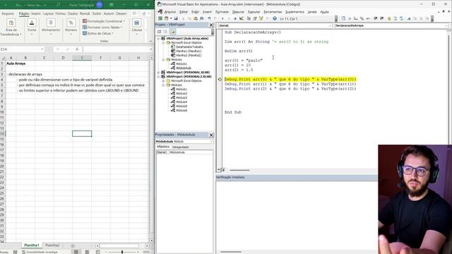 #21 Aula Arrays (Matrizes) VBA Excel смотреть онлайн