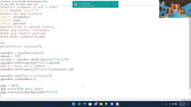 How to make a Wikipedia search app in Python | Kiddy School смотреть онлайн