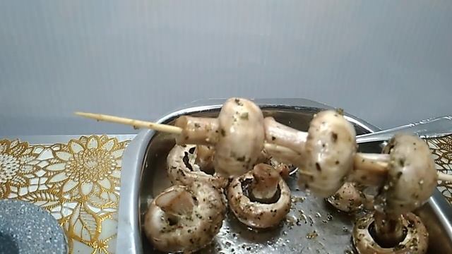 Постный грибной шашлык.Пальчики оближешь смотреть онлайн