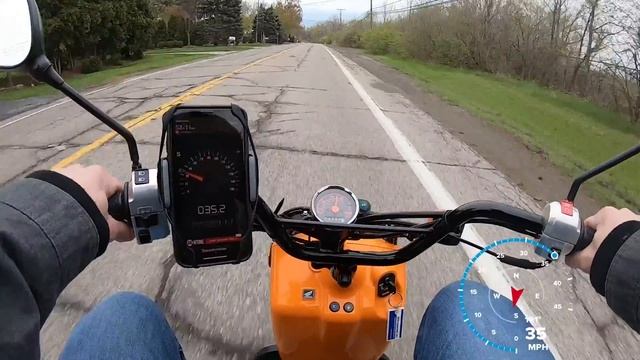 STOCK HONDA RUCKUS TOP SPEED! WITH 190LB RIDER смотреть онлайн