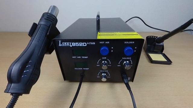 Паяльная станция LUKEY 852D+FAN смотреть онлайн