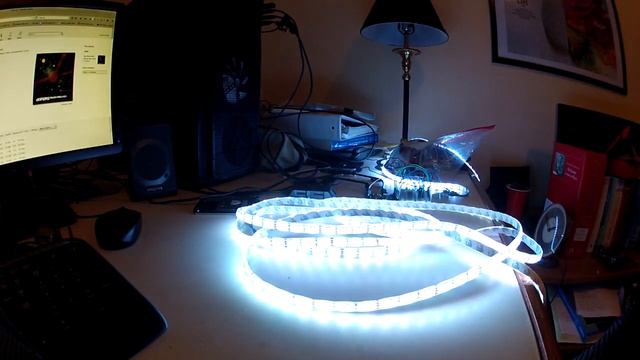 Audio mapped to color space with arduino + python смотреть онлайн