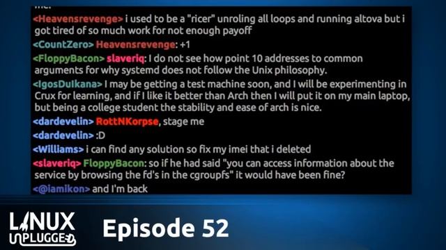 CRUX Interview | LINUX Unplugged 52 смотреть онлайн