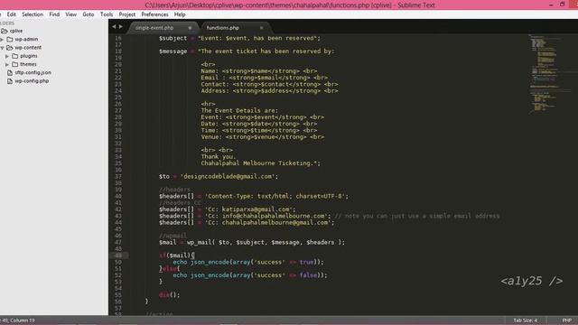 wordpress jquery - ajax ticket reservation with wp_ajax and wp_mail смотреть онлайн