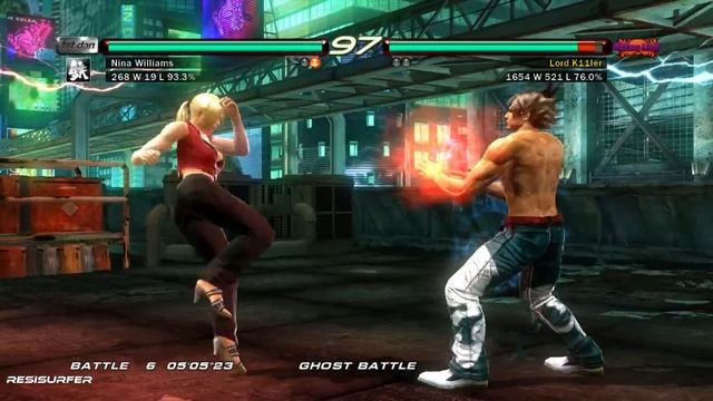 Nina  ( Tekken 3 Look ) Ultra Hard Tekken 6 UHD 4K 60 FPS