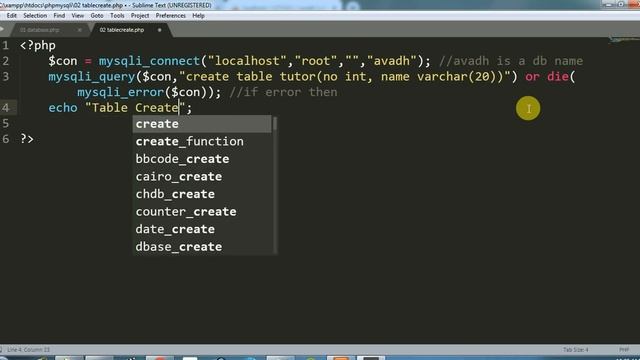 dynamic table creation in php | runtime table create using php mysqli | php mysqli смотреть онлайн
